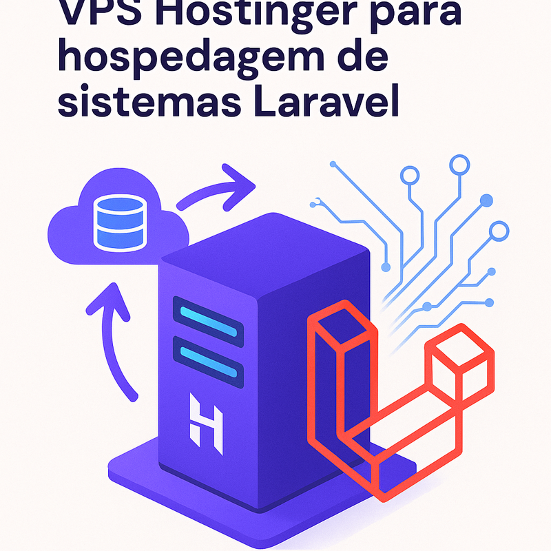 Uma imagem sobre VPS Hostinger para hospedagem de sistemas Laravel