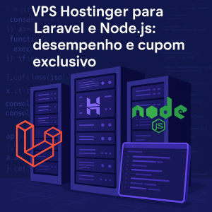 VPS Hostinger para Laravel e Node.js: desempenho e cupom exclusivo