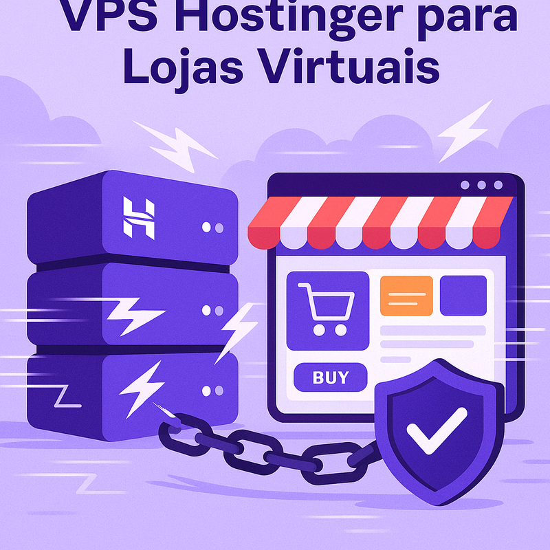 Uma imagem sobre VPS Hostinger para lojas virtuais: velocidade e estabilidade