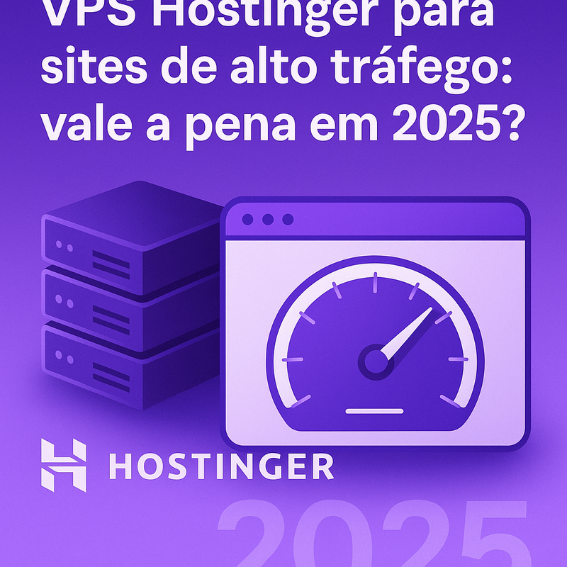 Uma imagem sobre VPS Hostinger para sites de alto tráfego 2025