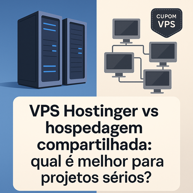 Uma imagem sobre VPS Hostinger vs hospedagem compartilhada: para projetos sérios