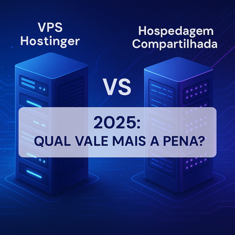 Uma imagem sobre VPS Hostinger vs hospedagem compartilhada 2025 – análise