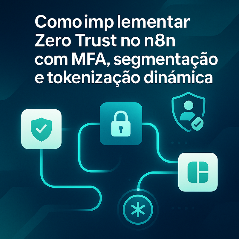 Uma imagem sobre Como implementar Zero Trust no n8n com MFA e tokenização