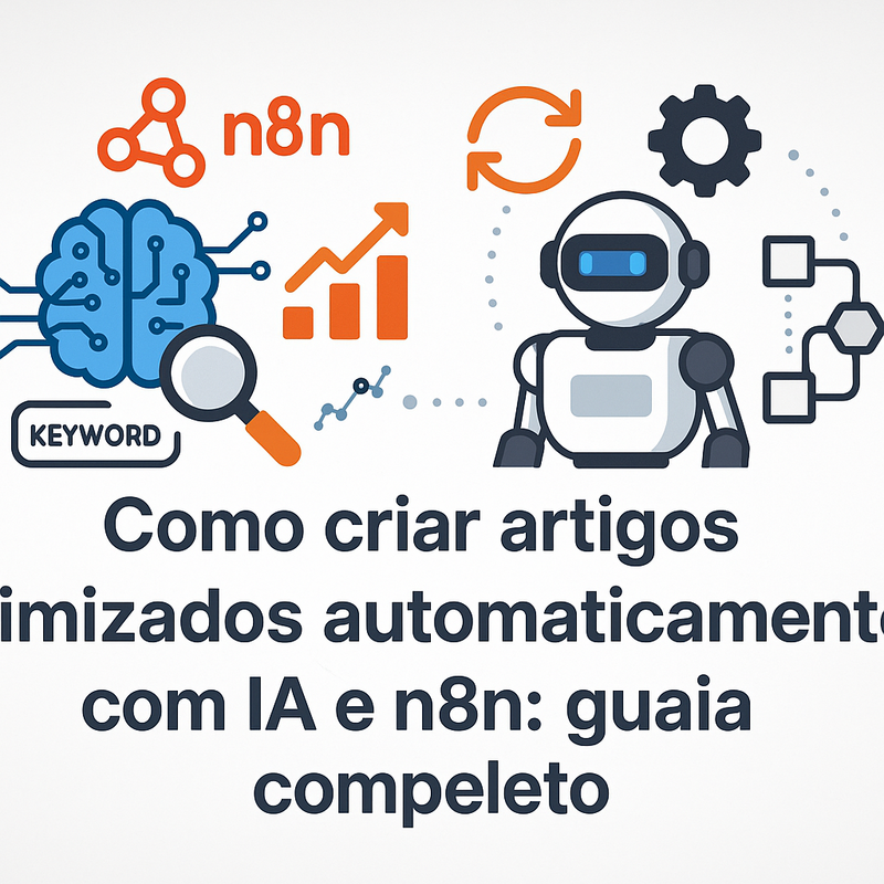 Como criar artigos otimizados automaticamente com IA e n8n: guia completo