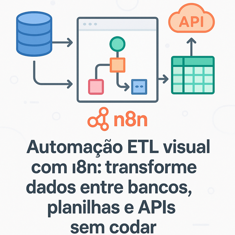 Uma imagem sobre Automação ETL visual com n8n sem codar