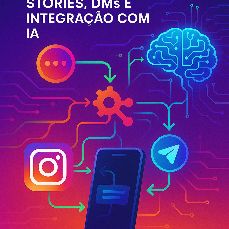 Automação de Instagram com n8n: stories, DMs e integração com IA