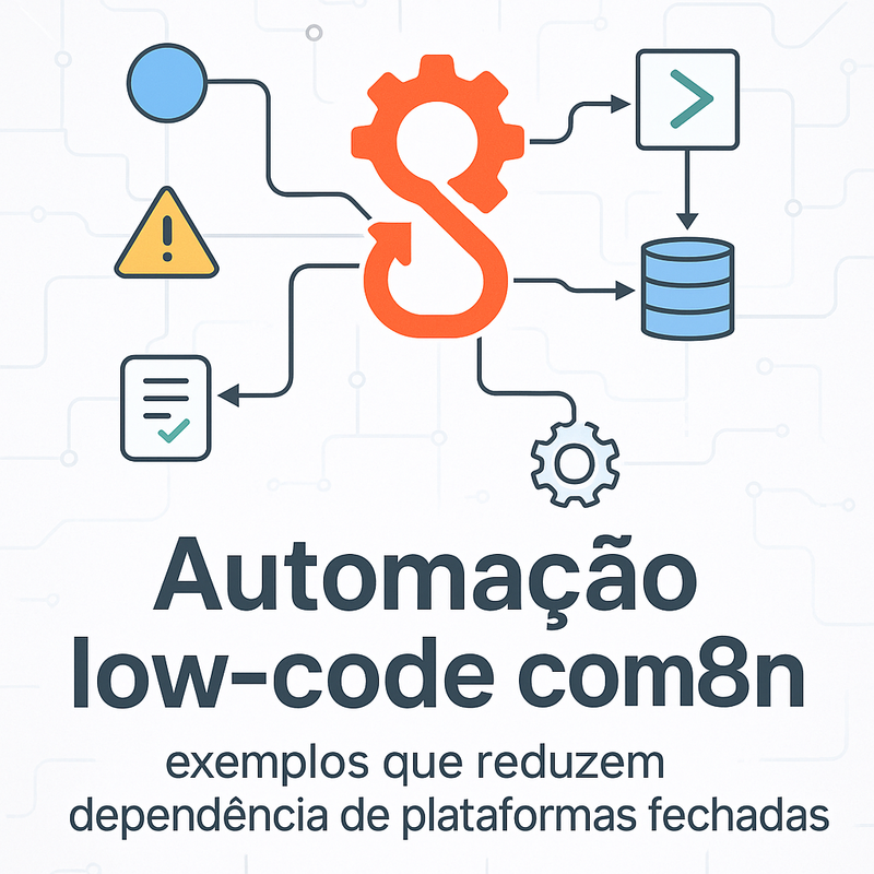 Uma imagem sobre Automação low-code com n8n: reduza dependência de plataformas