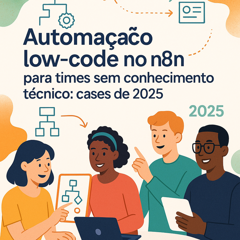 Automação low-code no n8n para times sem conhecimento técnico: cases de 2025