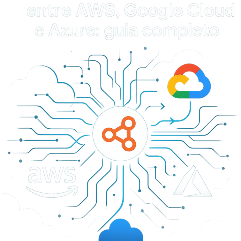 Automação multi-cloud com n8n entre AWS, Google Cloud e Azure: guia completo