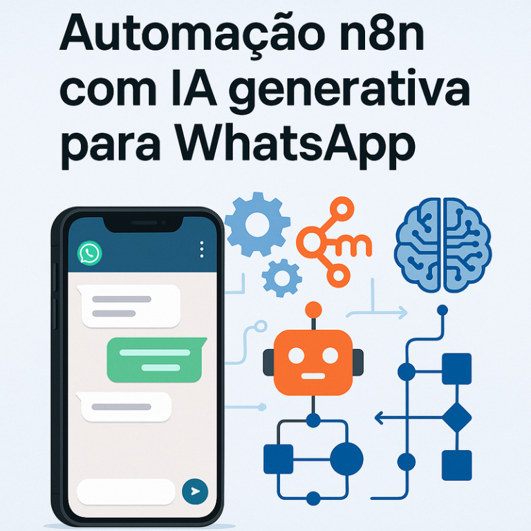 Automação n8n com IA generativa para WhatsApp: exemplos práticos