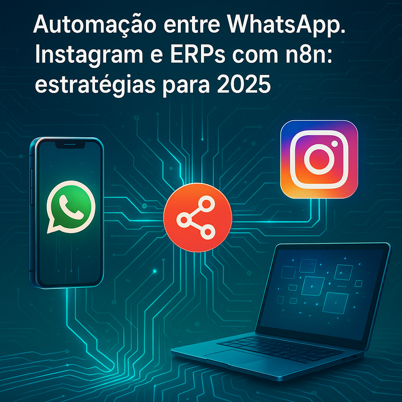 Automação entre WhatsApp, Instagram e ERPs com n8n: estratégias para 2025