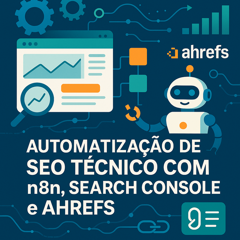 Como fazer automatização de SEO técnico com n8n, Google Search Console e Ahrefs