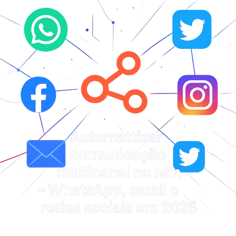 Como automatizar comunicação multicanal no n8n: WhatsApp, email e redes sociais em 2026