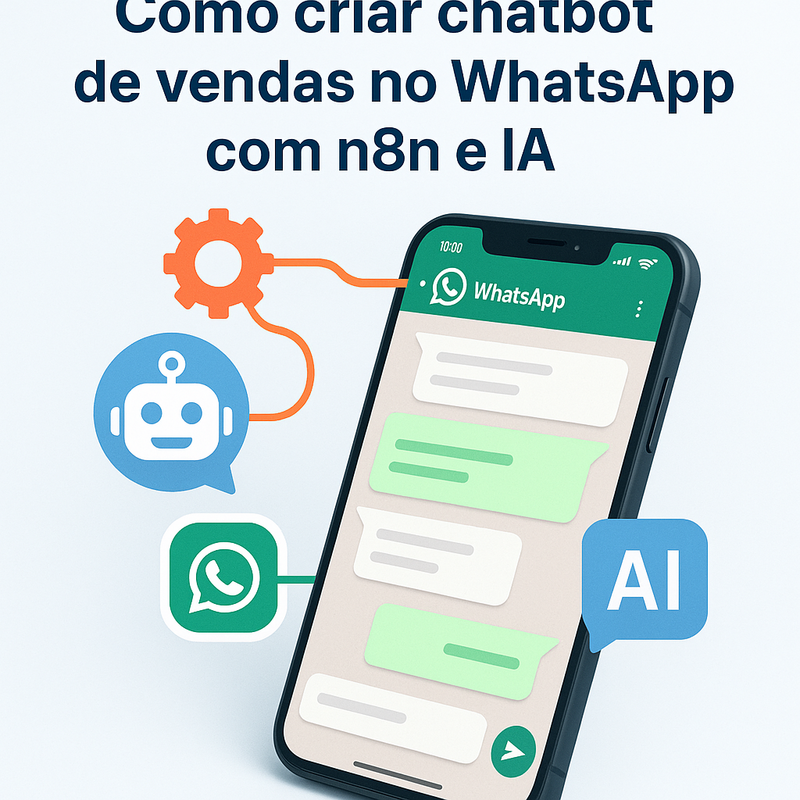 Como criar chatbot de vendas no WhatsApp com n8n e IA em 2025
