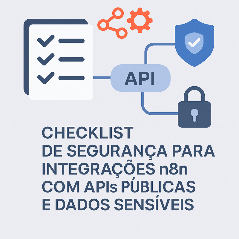 Uma imagem sobre Checklist de segurança para integrações n8n com APIs públicas