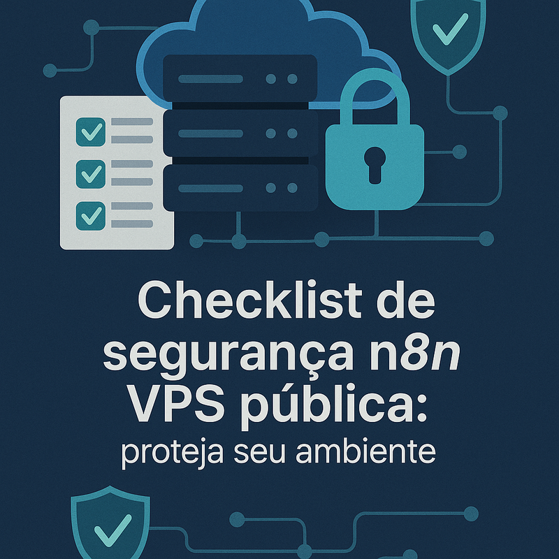 Checklist de segurança n8n VPS pública: proteja seu ambiente