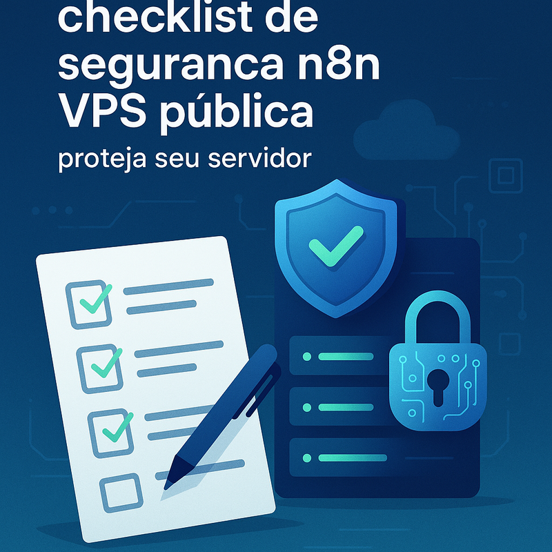 Uma imagem sobre Checklist de segurança n8n VPS pública: proteja seu servidor