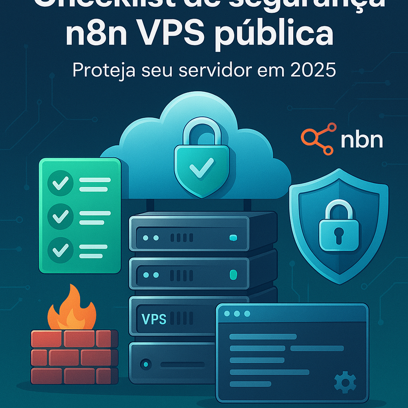 Uma imagem sobre Checklist de segurança n8n VPS pública 2025