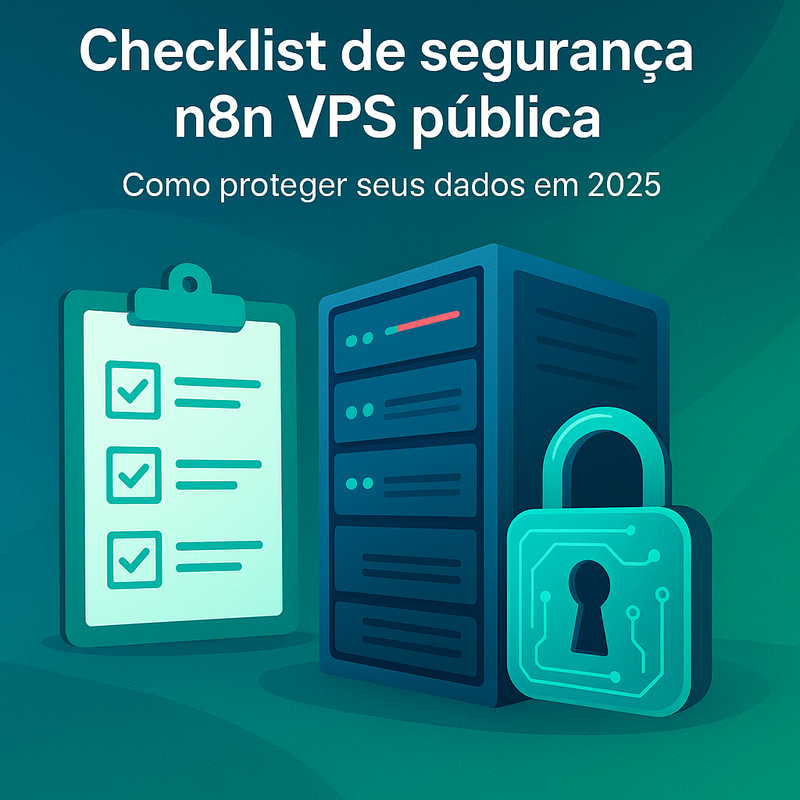 Uma imagem sobre Checklist de segurança n8n VPS pública em 2025