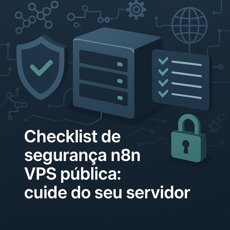 Uma imagem sobre Checklist de segurança n8n VPS pública: proteja seu servidor