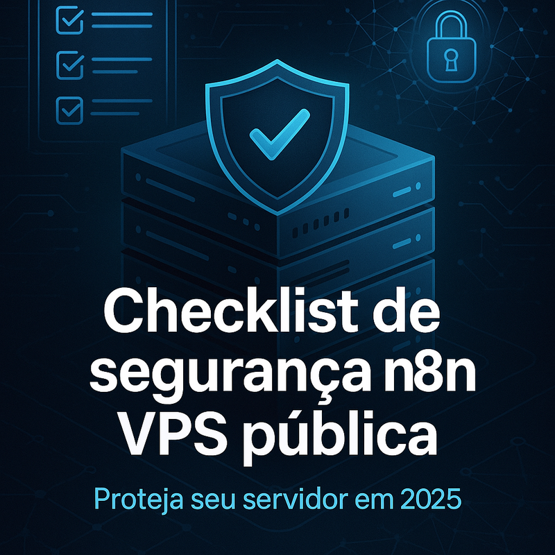 Uma imagem sobre Checklist de segurança n8n VPS pública 2025