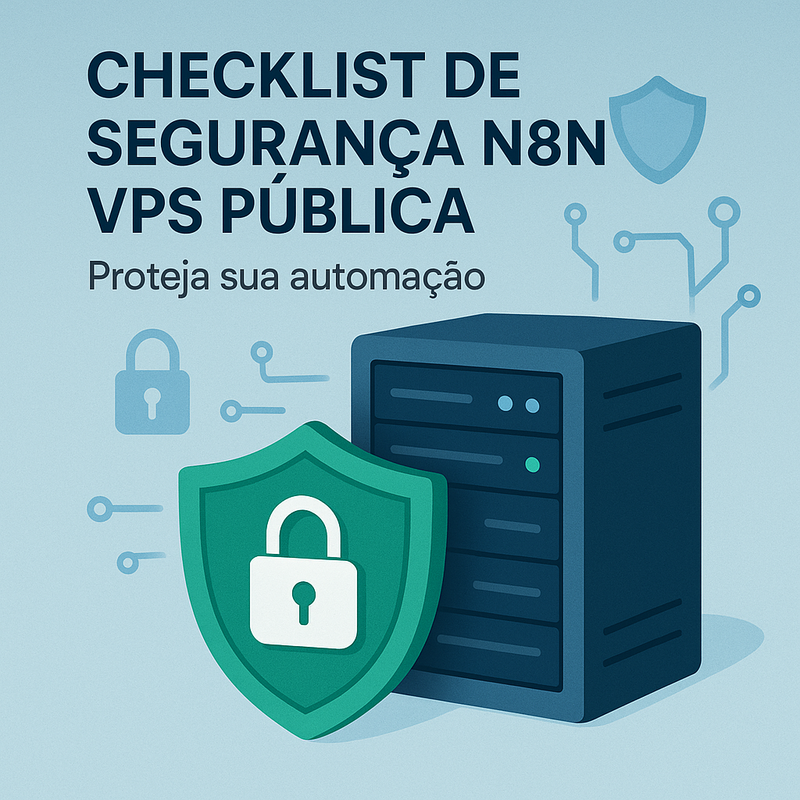 Uma imagem sobre Checklist de segurança n8n VPS pública: servidor seguro
