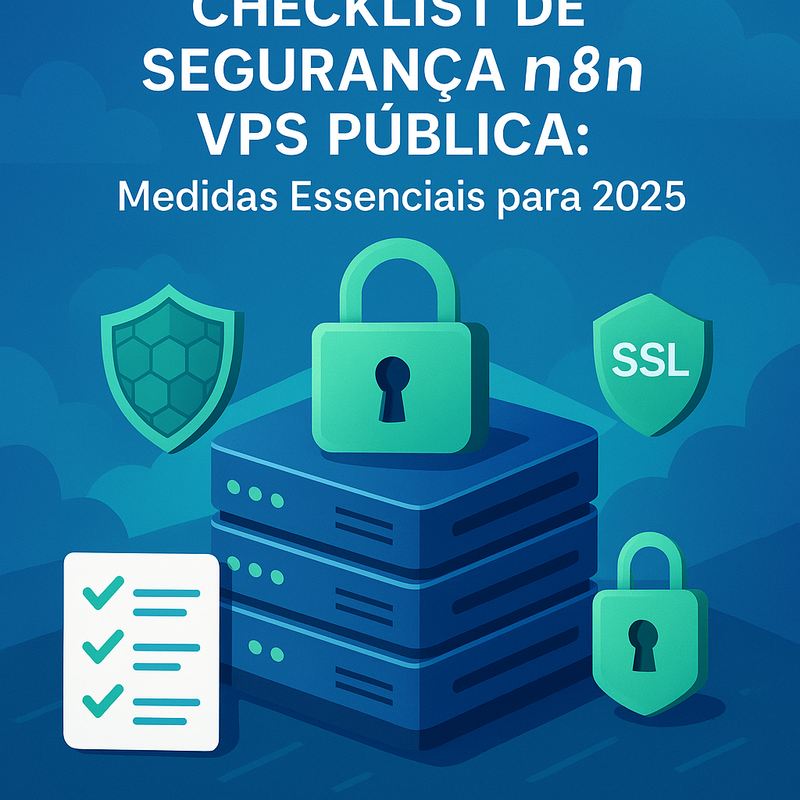 Uma imagem sobre Checklist de segurança n8n VPS pública completo 2025