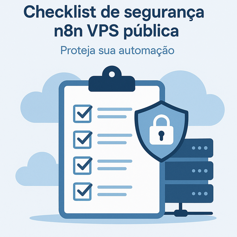 Uma imagem sobre Checklist de segurança n8n VPS pública: aprenda proteger