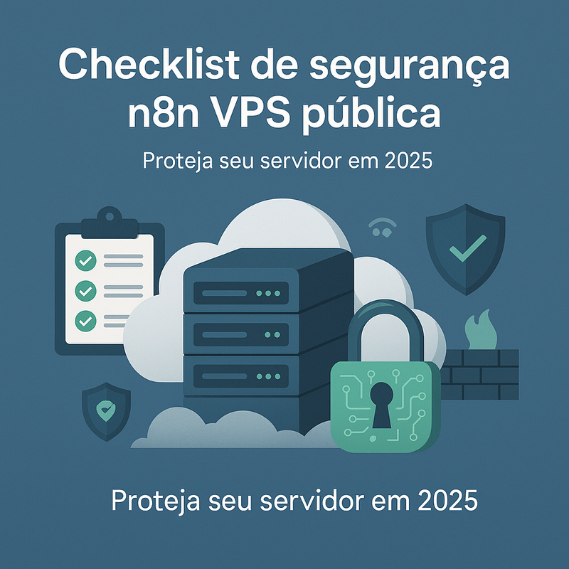 Uma imagem sobre Checklist de segurança n8n VPS pública em 2025