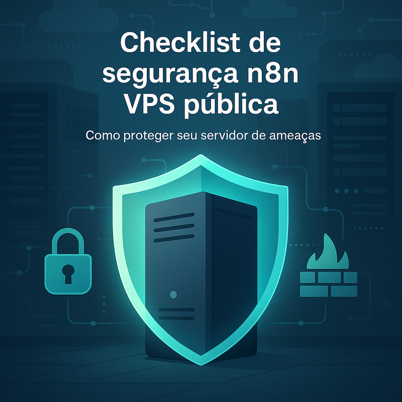 Uma imagem sobre Checklist de segurança n8n VPS pública: guia completo