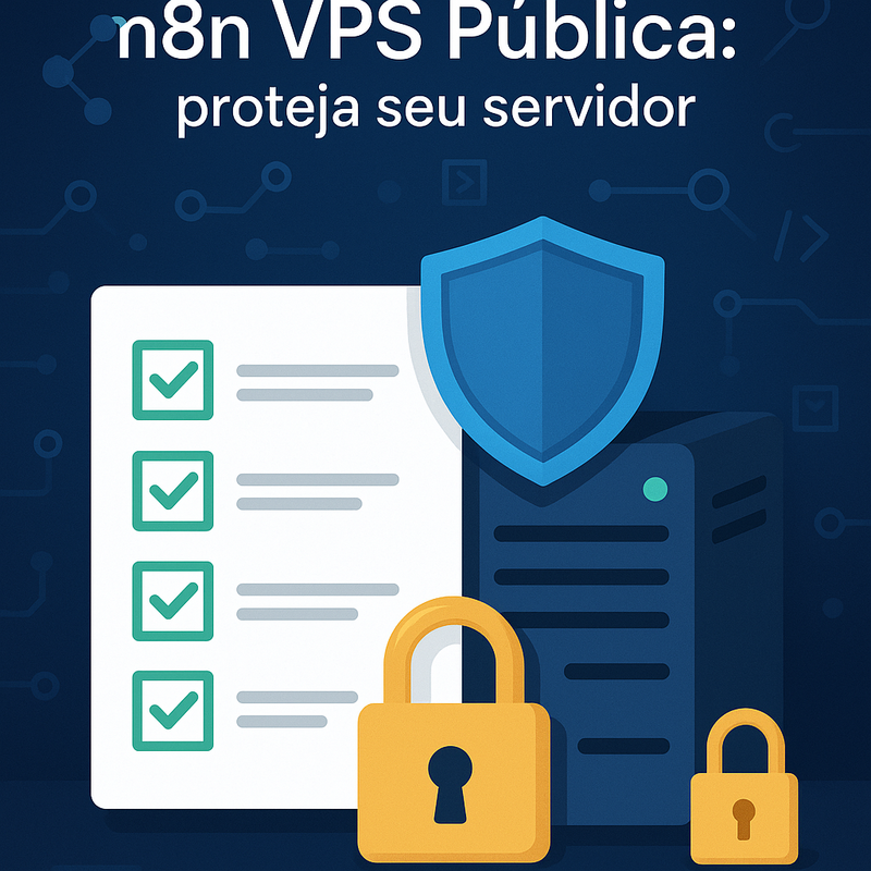 Uma imagem sobre Checklist de segurança n8n VPS pública: como proteger