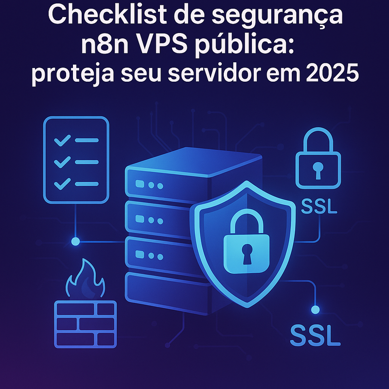Uma imagem sobre Checklist de segurança n8n VPS pública: dicas essenciais