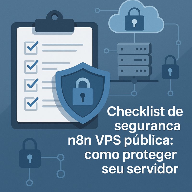 Uma imagem sobre Checklist de segurança n8n VPS pública: servidor protegido