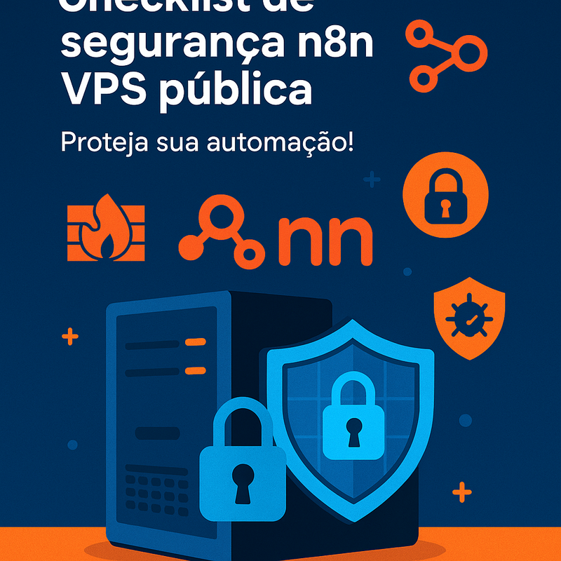 Uma imagem sobre Checklist de segurança n8n VPS pública: guia prático
