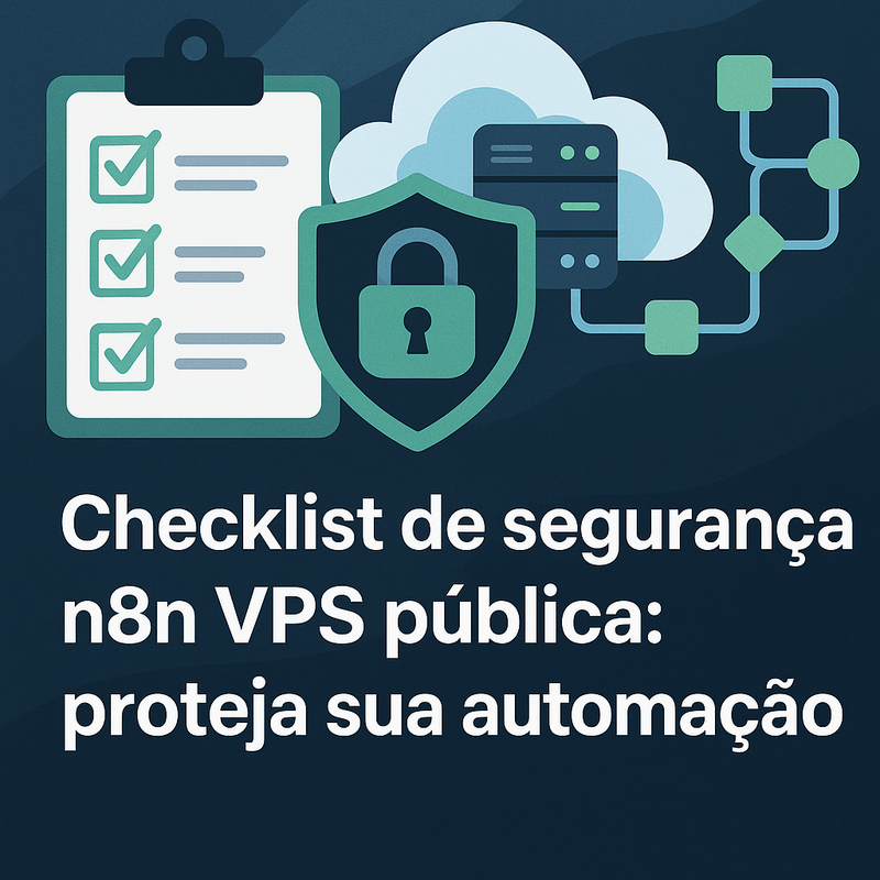 Uma imagem sobre Checklist de segurança n8n VPS pública: passo a passo