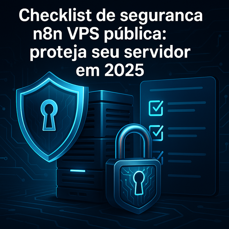 Uma imagem sobre Checklist de segurança n8n VPS pública em 2025
