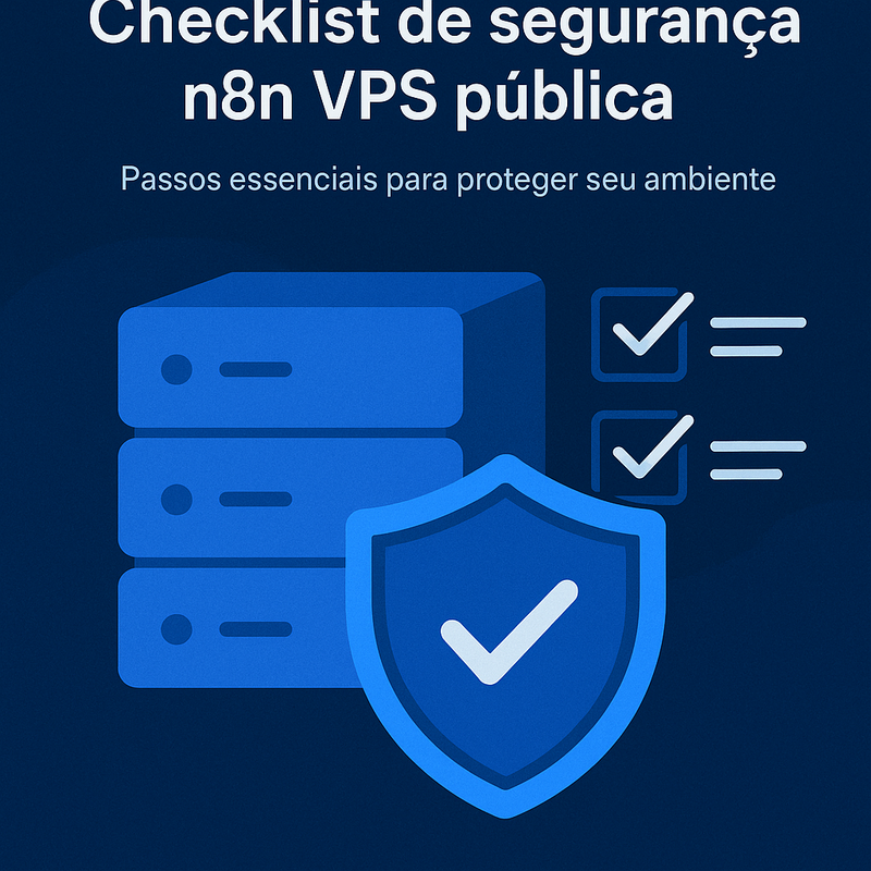 Uma imagem sobre Checklist de segurança n8n VPS pública: guia completo