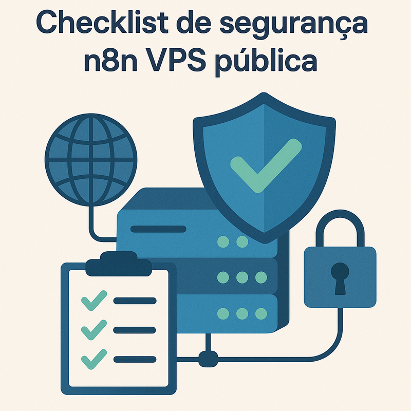 Uma imagem sobre Checklist de segurança n8n VPS pública: proteção máxima