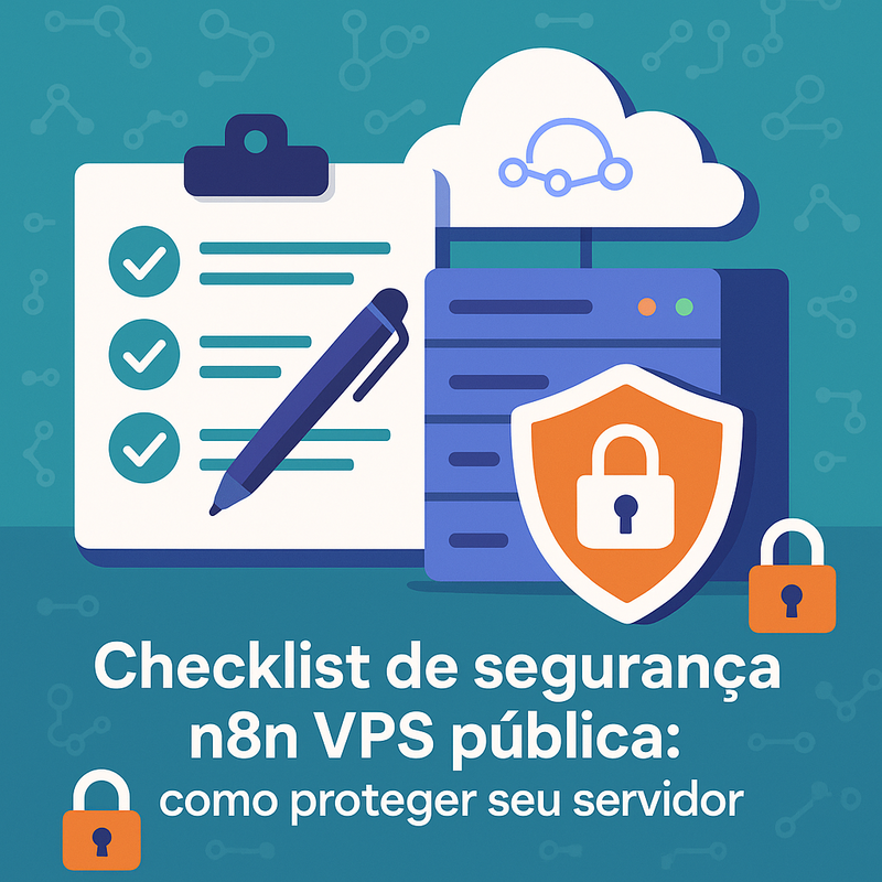 Uma imagem sobre Checklist de segurança n8n VPS pública: proteja seu servidor