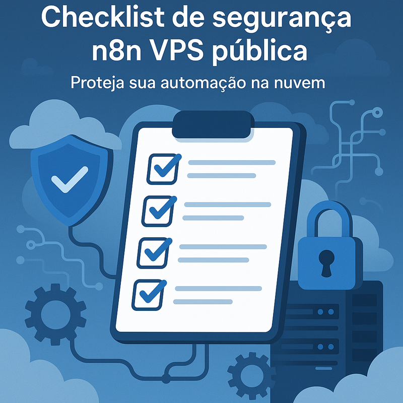 Uma imagem sobre Checklist de segurança n8n VPS pública: como proteger seu servidor