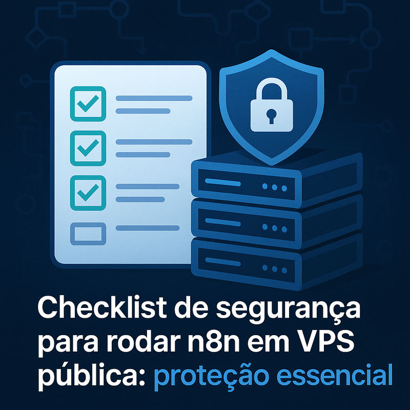 Checklist de segurança para rodar n8n em VPS pública: proteção essencial