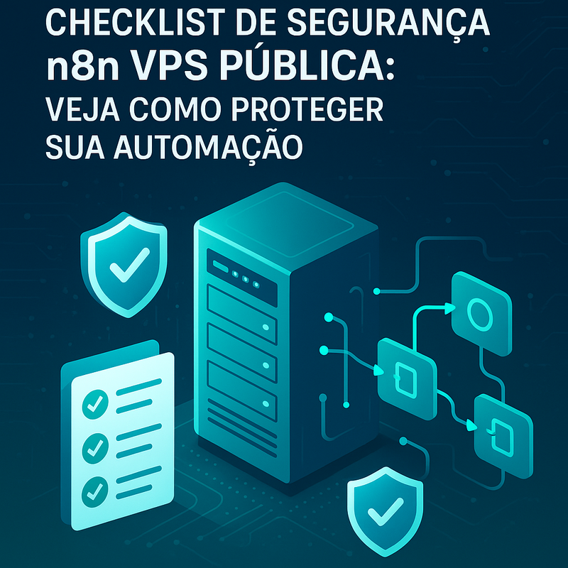 Checklist de segurança n8n VPS pública: veja como proteger sua automação