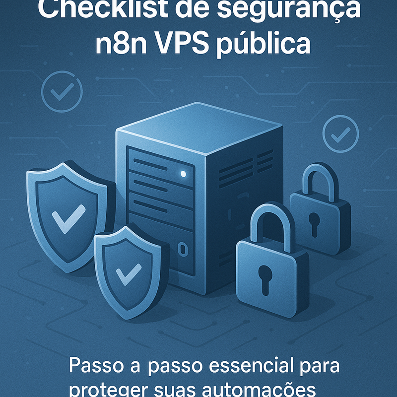 Uma imagem sobre Checklist de segurança n8n VPS pública: guia completo