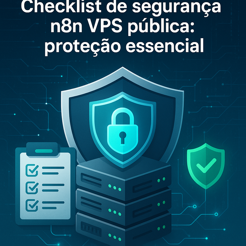 Uma imagem sobre Checklist de segurança n8n VPS pública