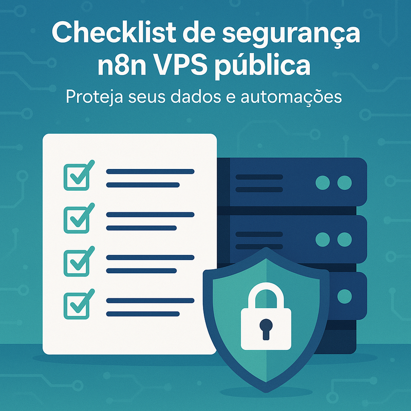 Checklist de segurança n8n VPS pública: proteja seus dados e automações