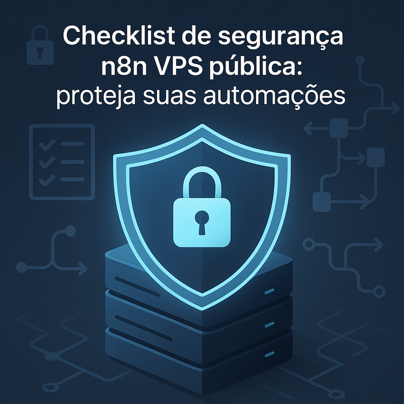 Uma imagem sobre Checklist de segurança n8n VPS pública: proteja seu n8n