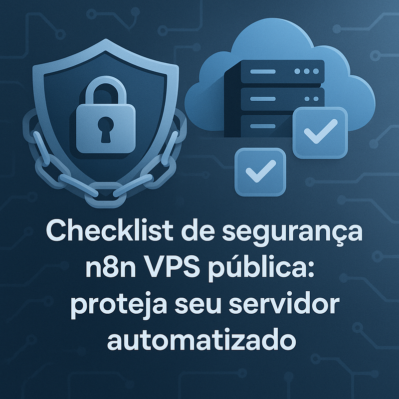 Checklist de segurança n8n VPS pública: proteja seu servidor automatizado