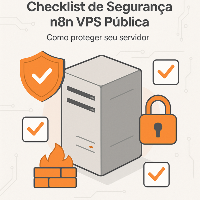 Checklist de segurança n8n VPS pública: como proteger seu servidor