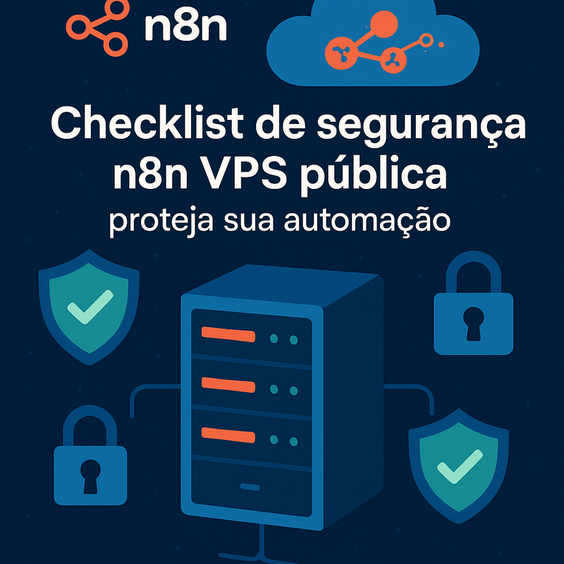 Checklist de segurança n8n VPS pública: proteja sua automação