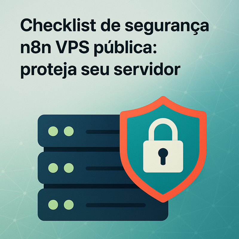 Uma imagem sobre Checklist de segurança n8n VPS pública: guia essencial